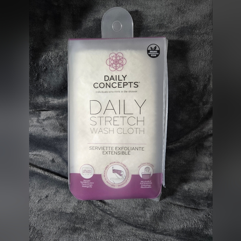 🟢 Daily Concepts stretch exfoliating washcloth